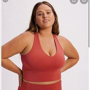 Girlfriend collective lava Zoe super stretch tank